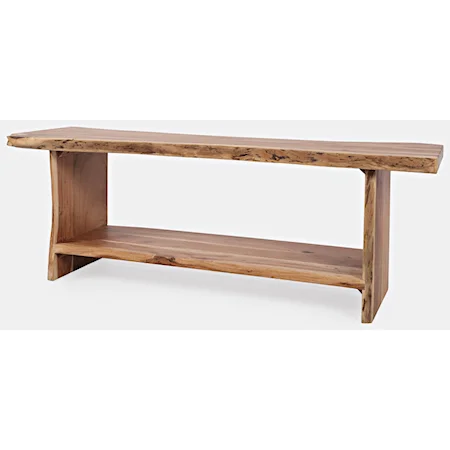 Cooper Live Edge Storage Bench